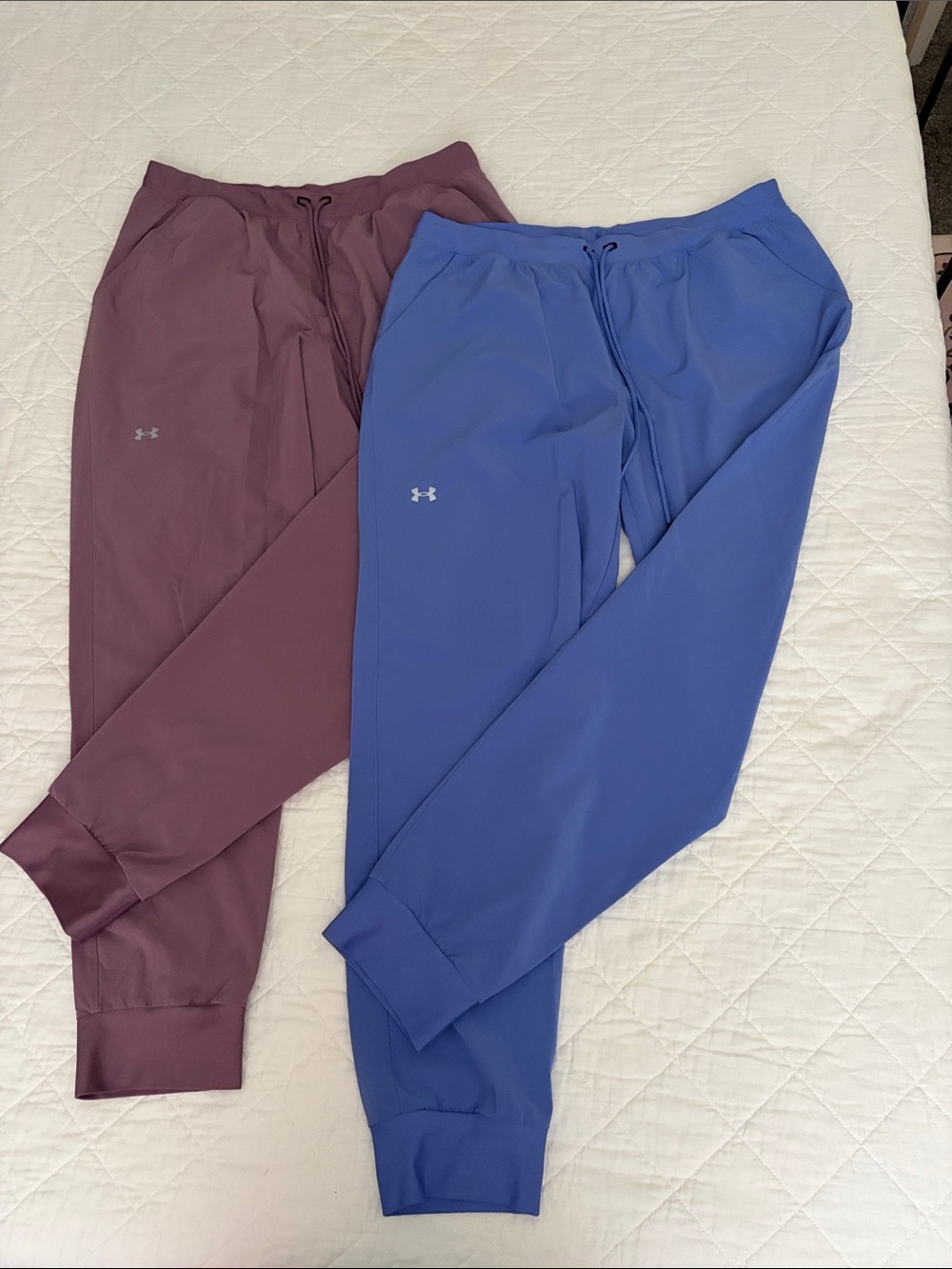 Under Armour Joggers - Blue & Mauve Pair